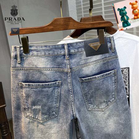 2025年5月9日入荷新作PRADAデニム半ズボン安価で人気の/JIA工場