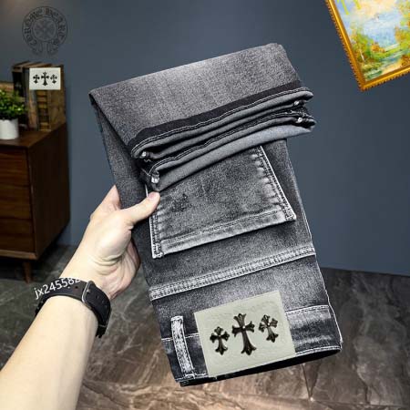 2025年5月9日入荷新作Chrome heartsデニム半ズボン安価で人気の/JIA工場