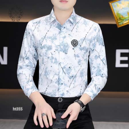 2025年5月10日入荷新作Chrome heartsシャツ安価で人気の/JIA工場