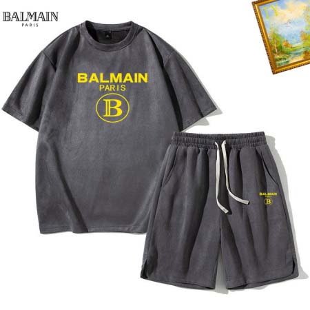 2025年5月10日入荷新作BALMAIN半袖 上下安価で人気の/JIA工場