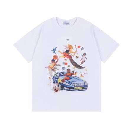 2025年5月13日入荷新作off white半袖 Tシャツ誕生日プレゼントの服/男女兼用/カップル服人気/R&B