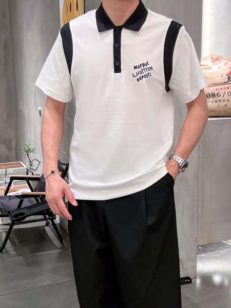 2025年5月14日入荷新作Louis Vuitton半袖ポロシャツ 超厳選★高級品/誕生日プレゼント/OM工場