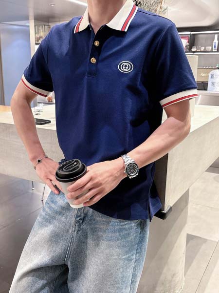 2025年5月14日入荷新作Gucci半袖ポロシャツ 超厳選★高級品/誕生日プレゼント/OM工場