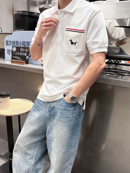 2025年5月14日入荷新作Thom Browne半袖ポロシャツ 超厳選★高級品/誕生日プレゼント/OM工場