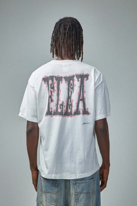 2025年5月17日入荷新作CACTUS PLANT FLEA MARKET x SAINT Mxxxxxx SUN SS TEE-WHT CPFM半袖 Tシャツ  高级品/人気/誕生日プレゼント/人気/ファッション/トレンド/限定/WB工