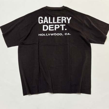 2025年5月17日入荷新作GALLERY DEPT. SOUVENIR TEE 黑色 LOGO半袖 Tシャツ    S-XL高级品/人気/誕生日プレゼント/人気/ファッション/トレンド/限定/WB工場