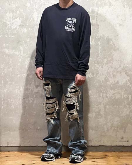 2025年5月17日入荷新作GALLERY DEPT. SKULL CREEK L-S TEE-BLK  長袖 Tシャツ S-XL  高级品/人気/誕生日プレゼント/人気/ファッション/トレンド/限定/WB工場
