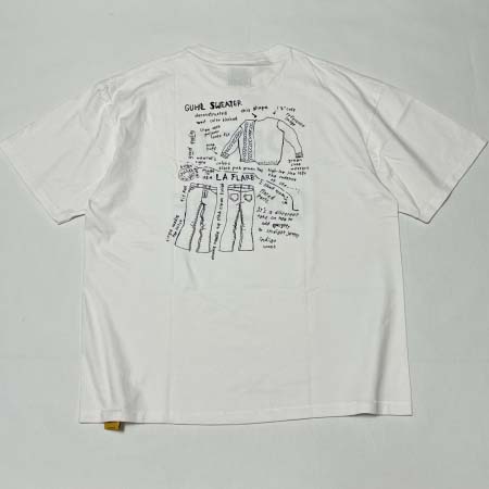 2025年5月17日入荷新作GALLERY DEPT. MOODY TEE-WHITE 新品 半袖 Tシャツ白色S-XL高级品/人気/誕生日プレゼント/人気/ファッション/トレンド/限定/WB工場