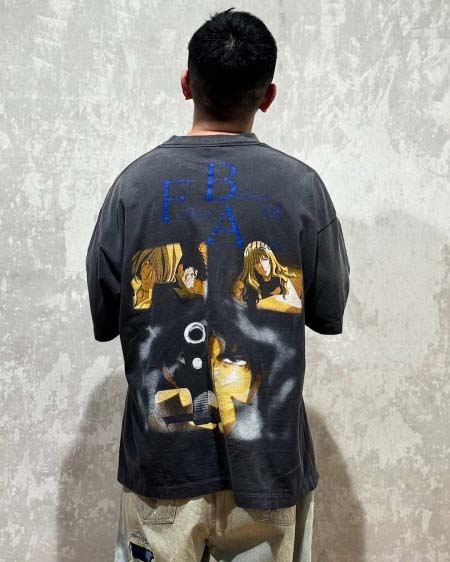 2025年5月17日入荷新作SAINT Mxxxxxx × カウボーイビバップ CB_SS TEE-COWBOY BEBOP-BLK 半袖 Tシャツ 高级品/人気/誕生日プレゼント/人気/ファッション/トレンド/限定/WB工場