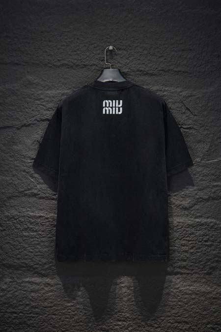 2025年5月19日入荷新作Miumiu半袖 Tシャツ人気/誕生日プレゼントS-XL/HS工場