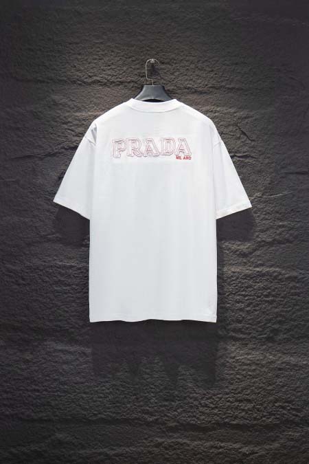 2025年5月19日入荷新作Prada半袖 Tシャツ人気/誕生日プレゼントS-XL/HS工場