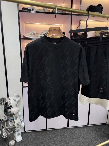 2025年5月20日入荷新作Fendi半袖セット上下 原版复刻高級品香港の会社超厳選★入手困難/誕生日プレゼント/yinx工場M-XXXL