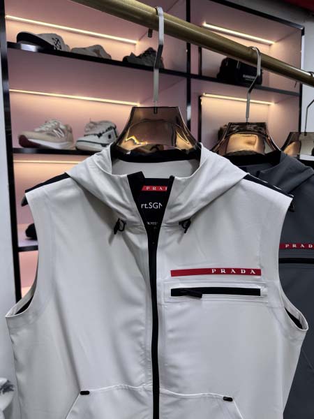 2025年5月20日入荷新作PRADA半袖の上着とベスト 原版复刻高級品香港の会社超厳選★入手困難/誕生日プレゼント/yinx工場48-56