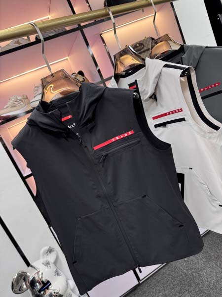 2025年5月20日入荷新作PRADA半袖の上着とベスト 原版复刻高級品香港の会社超厳選★入手困難/誕生日プレゼント/yinx工場48-56