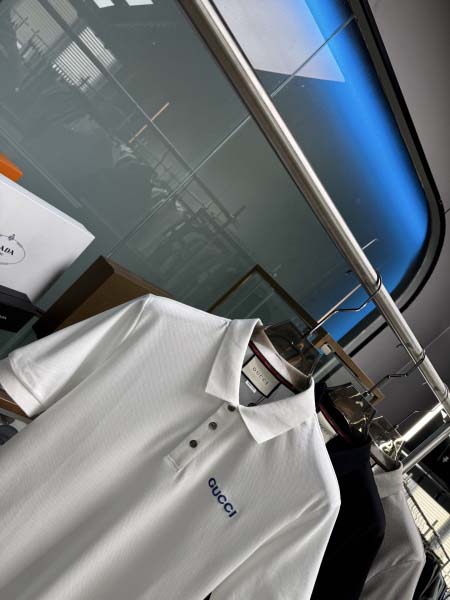 2025年5月20日入荷新作Gucci半袖ポロシャツ 原版复刻高級品香港の会社超厳選★入手困難/誕生日プレゼント/yinx工場M-XXXL