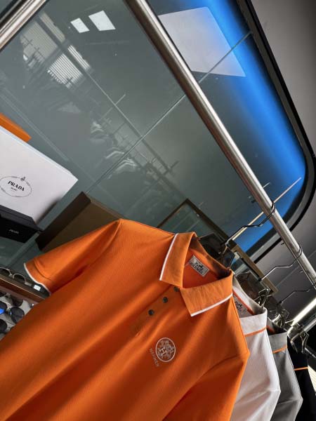 2025年5月20日入荷新作Hermes半袖ポロシャツ 原版复刻高級品香港の会社超厳選★入手困難/誕生日プレゼント/yinx工場M-XXXL