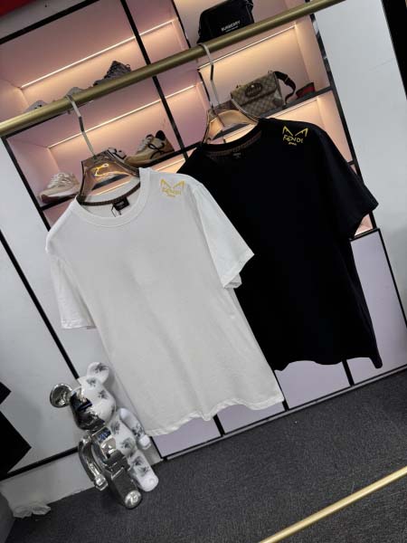 2025年5月20日入荷新作Fendi半袖Tシャツ 原版复刻高級品香港の会社超厳選★入手困難/誕生日プレゼント/yinx工場S-XXL