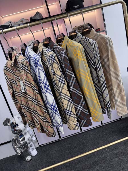 2025年5月20日入荷新作Burberry長袖シャツ 原版复刻高級品香港の会社超厳選★入手困難/誕生日プレゼント/yinx工場S-XXL