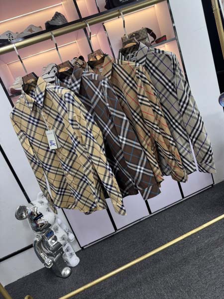 2025年5月20日入荷新作Burberry長袖シャツ 原版复刻高級品香港の会社超厳選★入手困難/誕生日プレゼント/yinx工場S-XXL
