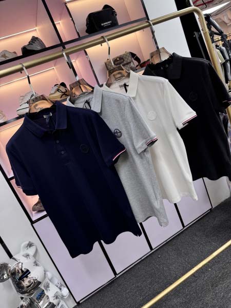 2025年5月20日入荷新作Moncler半袖ポロシャツ 原版复刻高級品香港の会社超厳選★入手困難/誕生日プレゼント/yinx工場M-XXXL