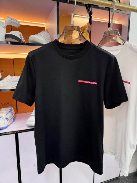 2025年5月20日入荷新作Prada半袖Tシャツ 原版复刻高級品香港の会社超厳選★入手困難/誕生日プレゼント/yinx工場48-56