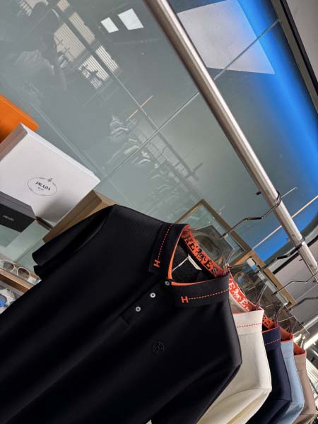 2025年5月21日入荷新作Hermes半袖ポロシャツ 原版复刻高級品香港の会社超厳選★入手困難/誕生日プレゼント/yinx工場
