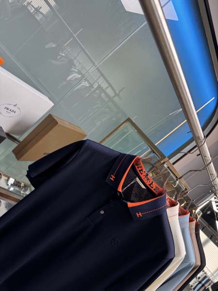 2025年5月21日入荷新作Hermes半袖ポロシャツ 原版复刻高級品香港の会社超厳選★入手困難/誕生日プレゼント/yinx工場