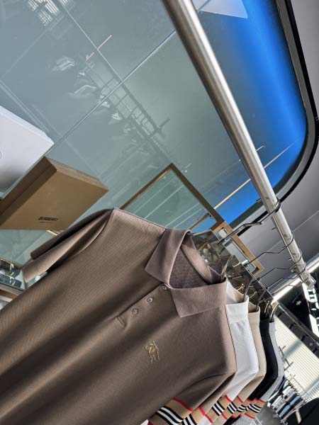 2025年5月21日入荷新作Burberry半袖ポロシャツ 原版复刻高級品香港の会社超厳選★入手困難/誕生日プレゼント/yinx工場