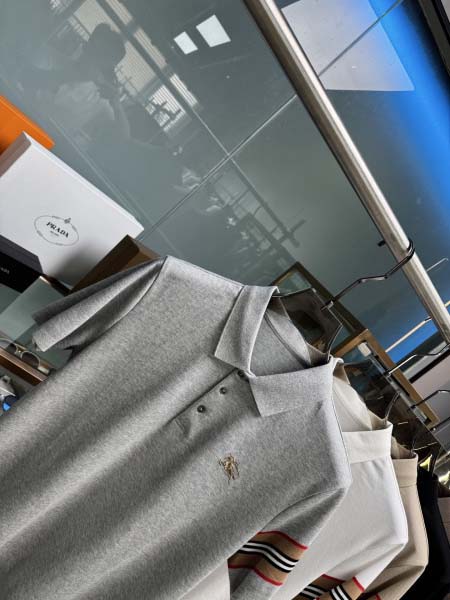 2025年5月21日入荷新作Burberry半袖ポロシャツ 原版复刻高級品香港の会社超厳選★入手困難/誕生日プレゼント/yinx工場