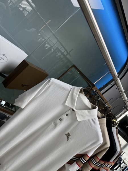 2025年5月21日入荷新作Burberry半袖ポロシャツ 原版复刻高級品香港の会社超厳選★入手困難/誕生日プレゼント/yinx工場