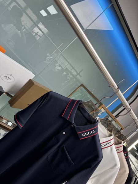 2025年5月21日入荷新作Gucci半袖ポロシャツ 原版复刻高級品香港の会社超厳選★入手困難/誕生日プレゼント/yinx工場