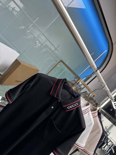 2025年5月21日入荷新作Gucci半袖ポロシャツ 原版复刻高級品香港の会社超厳選★入手困難/誕生日プレゼント/yinx工場