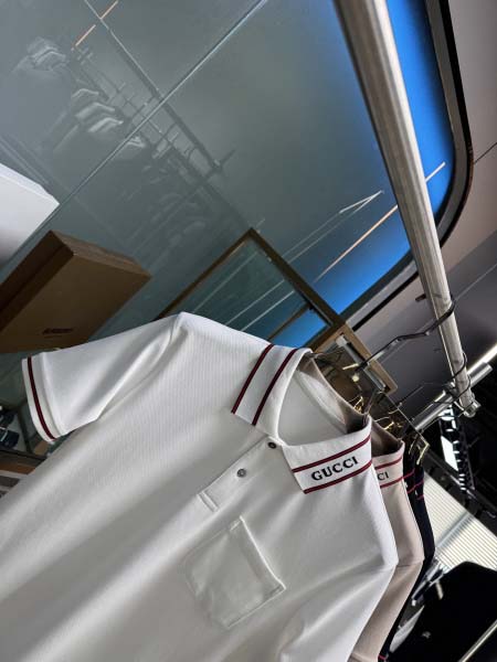 2025年5月21日入荷新作Gucci半袖ポロシャツ 原版复刻高級品香港の会社超厳選★入手困難/誕生日プレゼント/yinx工場