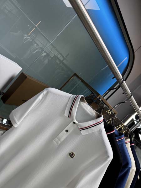 2025年5月21日入荷新作Moncler半袖ポロシャツ 原版复刻高級品香港の会社超厳選★入手困難/誕生日プレゼント/yinx工場