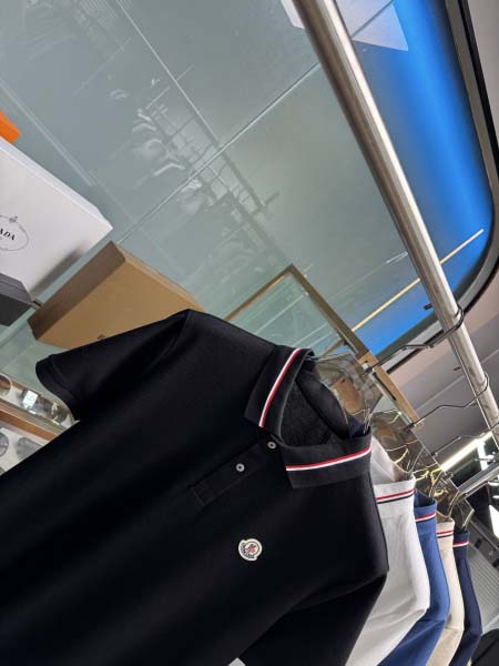 2025年5月21日入荷新作Moncler半袖ポロシャツ 原版复刻高級品香港の会社超厳選★入手困難/誕生日プレゼント/yinx工場