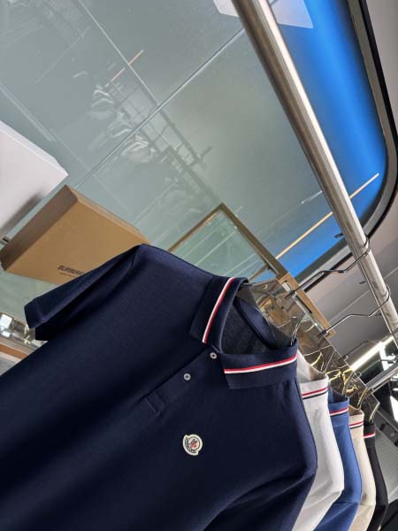 2025年5月21日入荷新作Moncler半袖ポロシャツ 原版复刻高級品香港の会社超厳選★入手困難/誕生日プレゼント/yinx工場