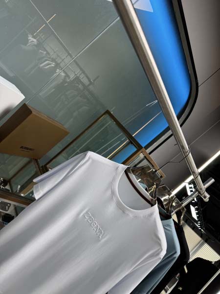 2025年5月21日入荷新作ZEGNA半袖Tシャツ 原版复刻高級品香港の会社超厳選★入手困難/誕生日プレゼント/yinx工場