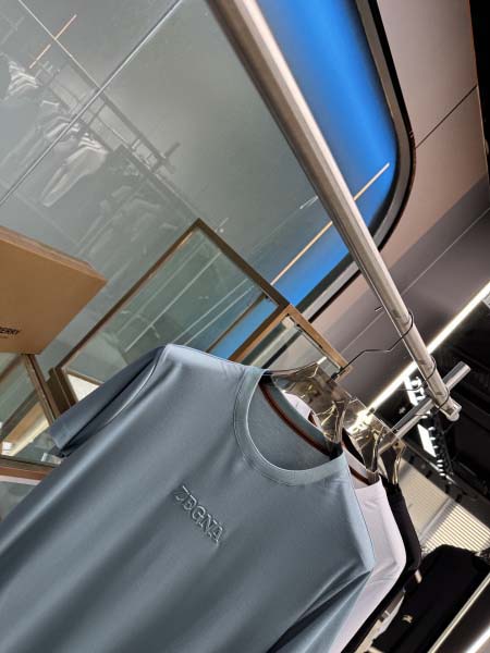 2025年5月21日入荷新作ZEGNA半袖Tシャツ 原版复刻高級品香港の会社超厳選★入手困難/誕生日プレゼント/yinx工場