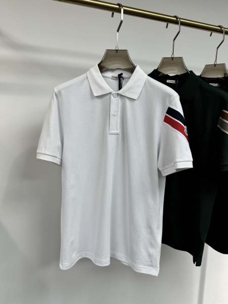 2025年5月21日入荷新作Moncler半袖ポロシャツ 原版复刻高級品香港の会社超厳選★入手困難/誕生日プレゼント/yinx工場