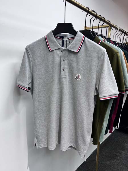 2025年5月21日入荷新作Moncler半袖ポロシャツ 原版复刻高級品香港の会社超厳選★入手困難/誕生日プレゼント/yinx工場