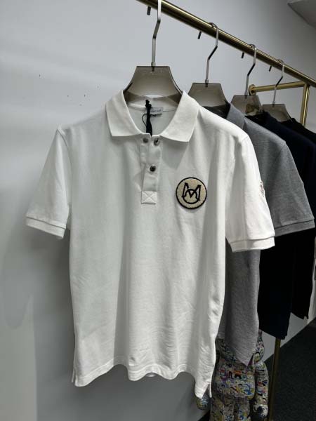 2025年5月21日入荷新作Moncler半袖ポロシャツ 原版复刻高級品香港の会社超厳選★入手困難/誕生日プレゼント/yinx工場