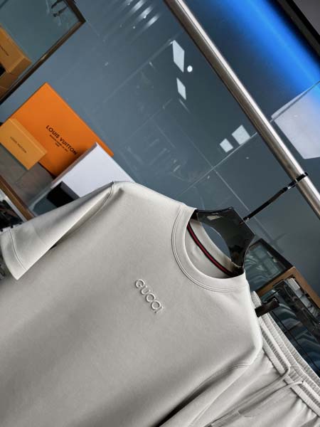 2025年5月22日入荷新作Gucci春夏上下セット 原版复刻高級品香港の会社超厳選★入手困難/誕生日プレゼント/yinx工場