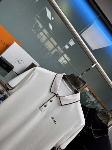 2025年5月22日入荷新作Loro Piana半袖ポロシャツ 原版复刻高級品香港の会社超厳選★入手困難/誕生日プレゼント/yinx工場