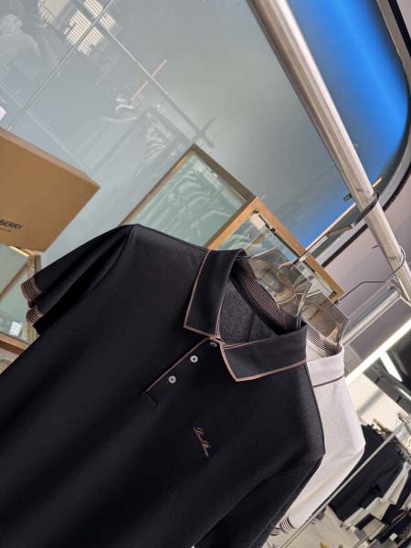 2025年5月22日入荷新作Loro Piana半袖ポロシャツ 原版复刻高級品香港の会社超厳選★入手困難/誕生日プレゼント/yinx工場