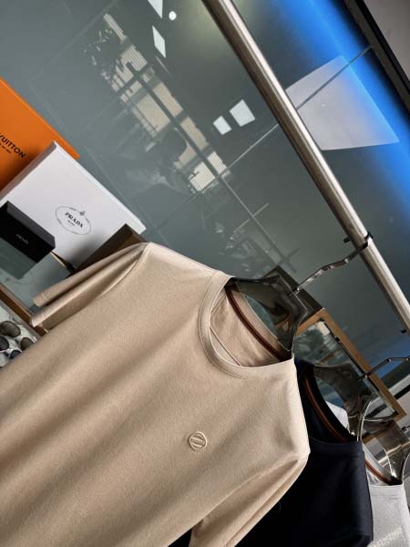 2025年5月22日入荷新作ZEGNA半袖Tシャツ 原版复刻高級品香港の会社超厳選★入手困難/誕生日プレゼント/yinx工場