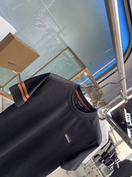 2025年5月22日入荷新作ZEGNA半袖Tシャツ 原版复刻高級品香港の会社超厳選★入手困難/誕生日プレゼント/yinx工場