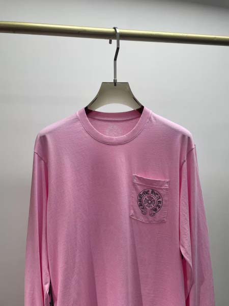 2025年5月22日入荷新作Chrome hearts長袖 Tシャツ 原版复刻高級品香港の会社超厳選★入手困難/誕生日プレゼント/yinx工場