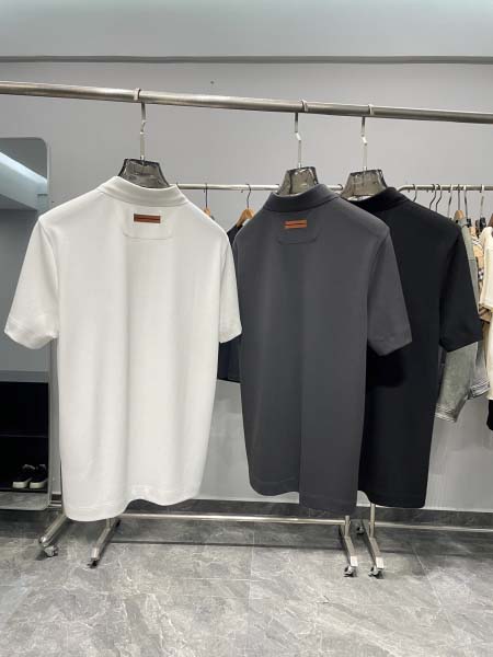 2025年5月22日入荷新作ZEGNA半袖ポロシャツ 原版复刻高級品香港の会社超厳選★入手困難/誕生日プレゼント/yinx工場