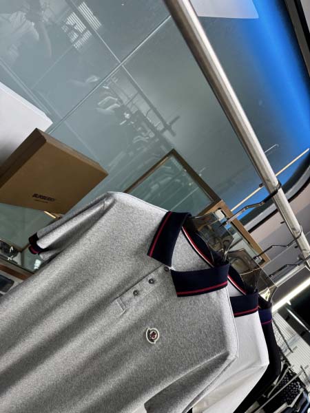 2025年5月22日入荷新作Moncler半袖ポロシャツ 原版复刻高級品香港の会社超厳選★入手困難/誕生日プレゼント/yinx工場