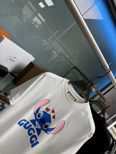 2025年5月22日入荷新作Gucci半袖Tシャツ 原版复刻高級品香港の会社超厳選★入手困難/誕生日プレゼント/yinx工場